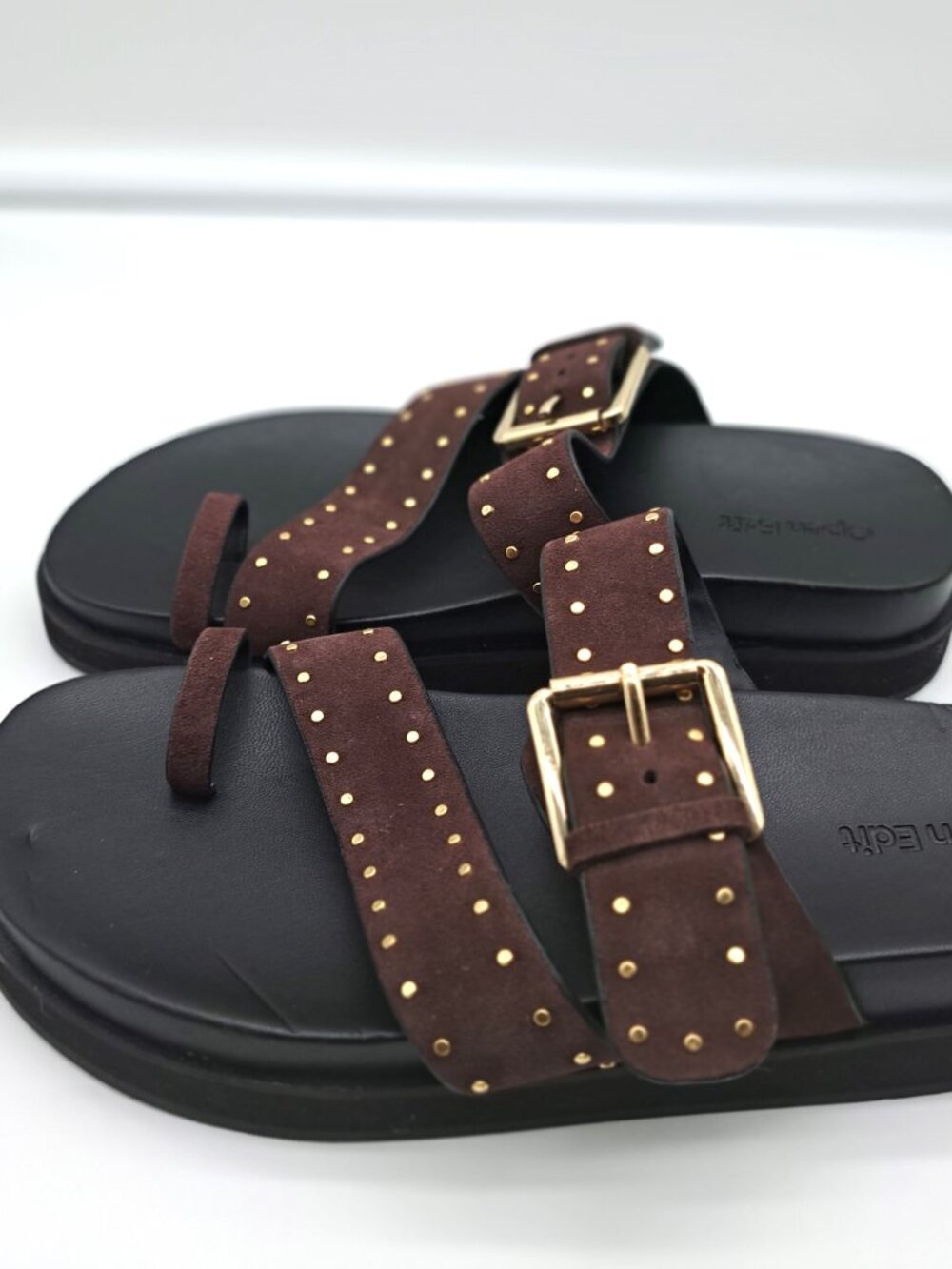 Open Edit Florence Toe Loop Sandal (Women) - Size 7
